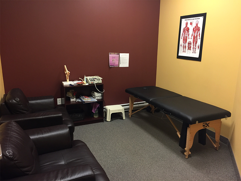 Photograph of pt Health Amherst private treatment room
