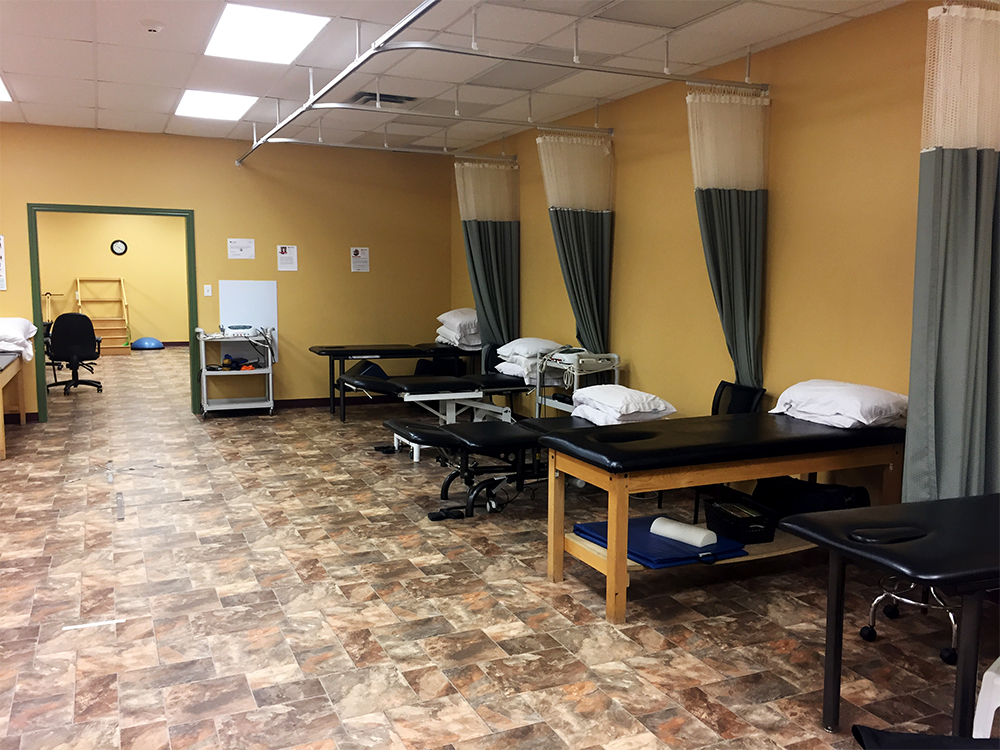 Photograph of pt Health Amherst treatment area