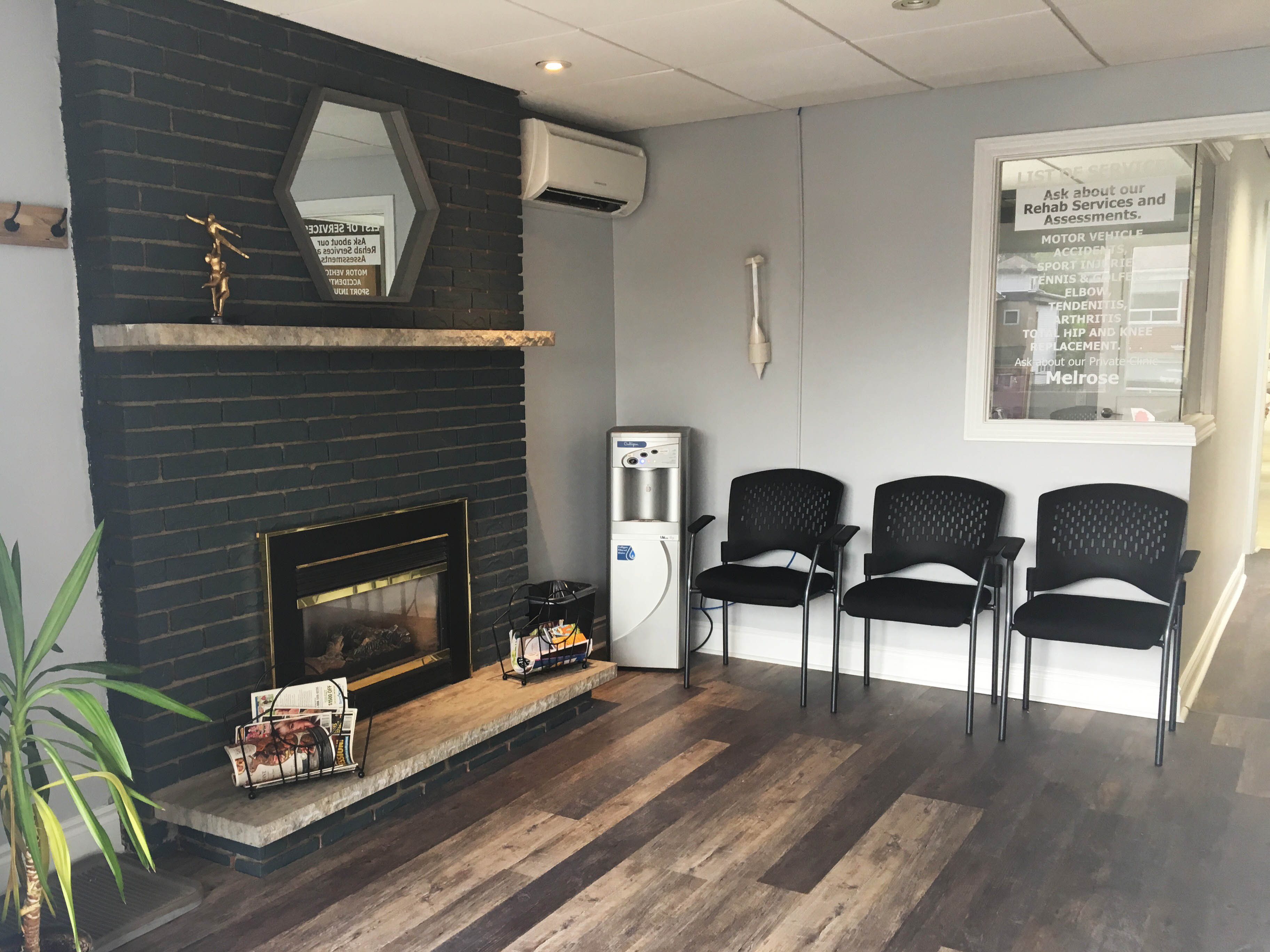 Photograph of Melrose Physiotherapy pt Health's waiting room