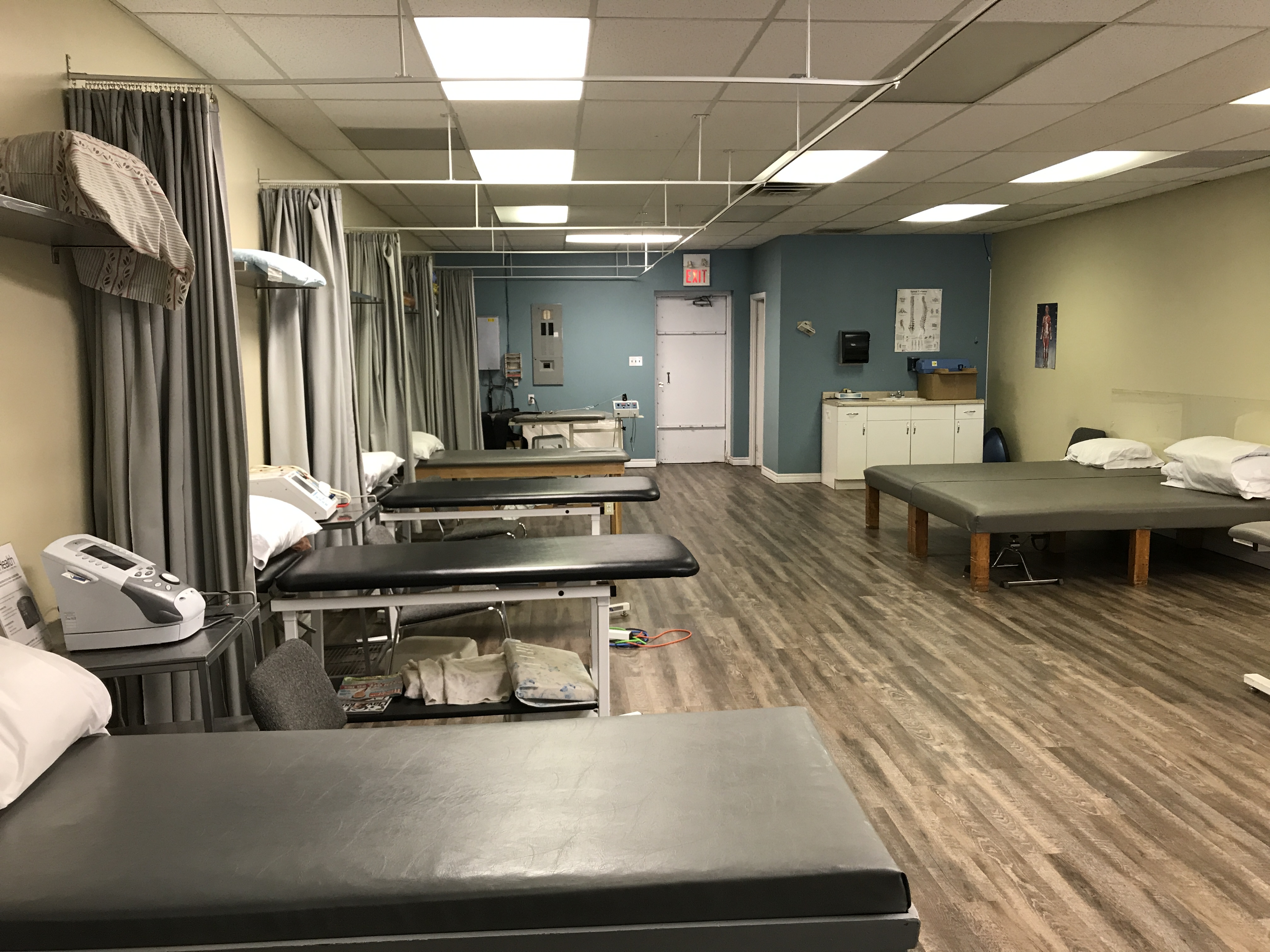 Treatment area of mountain physiotherapy in Hamilton Ontario