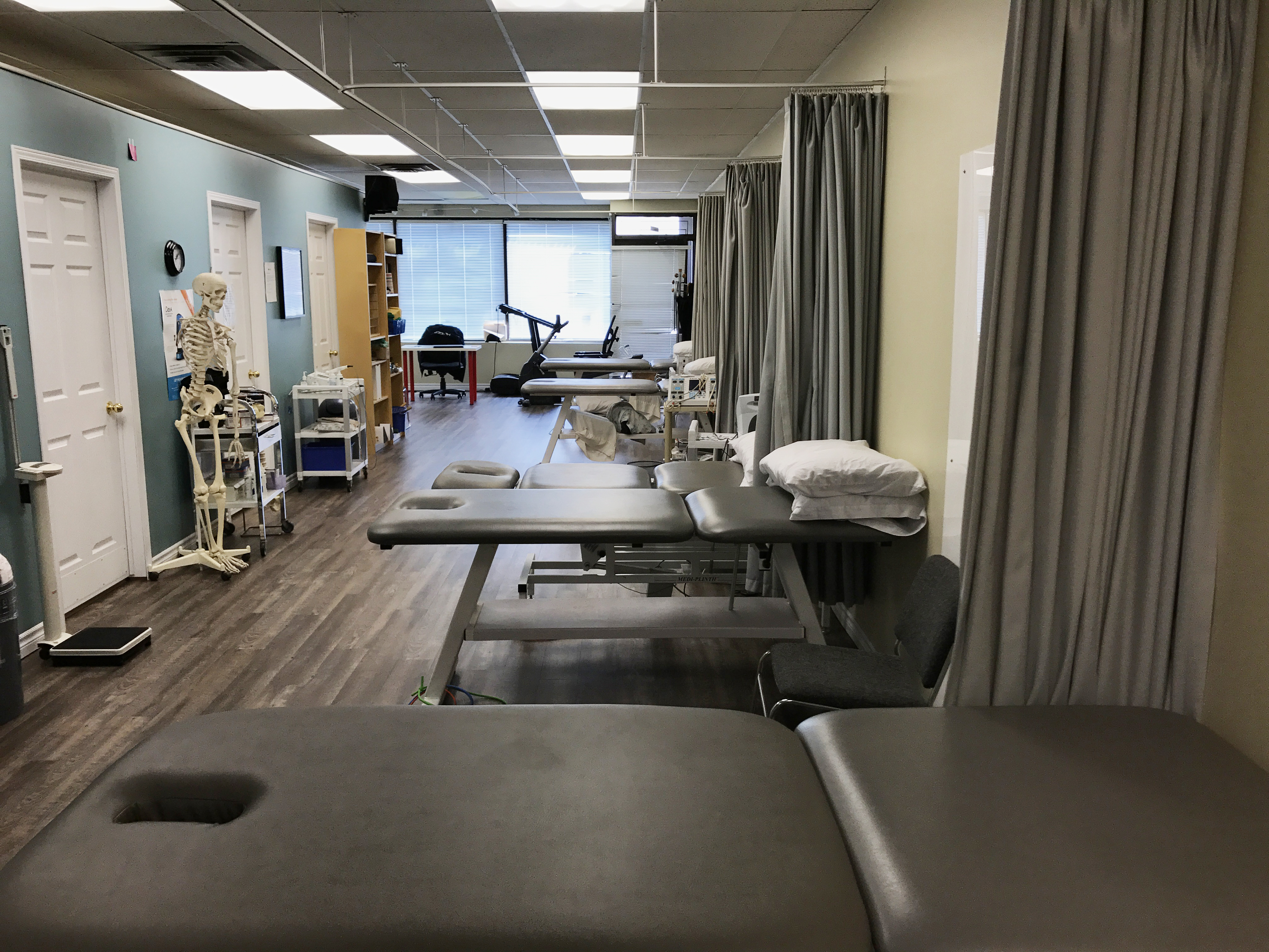 Treatment area of mountain physiotherapy in Hamilton Ontario