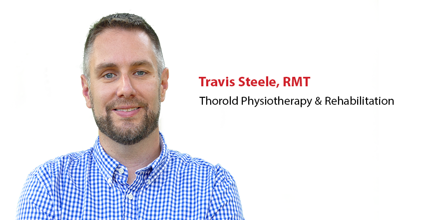 Photograph of Travis Steele, registered massage therapist at Thorold Physiotherapy.