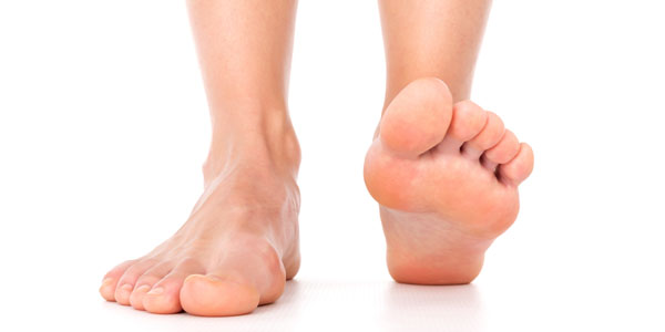 photograph of a woman's feet